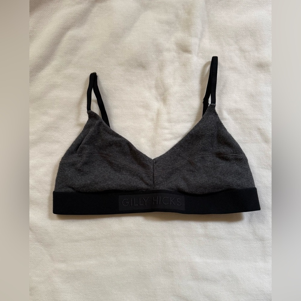Gilly Hicks Charcoal Gray Bralette